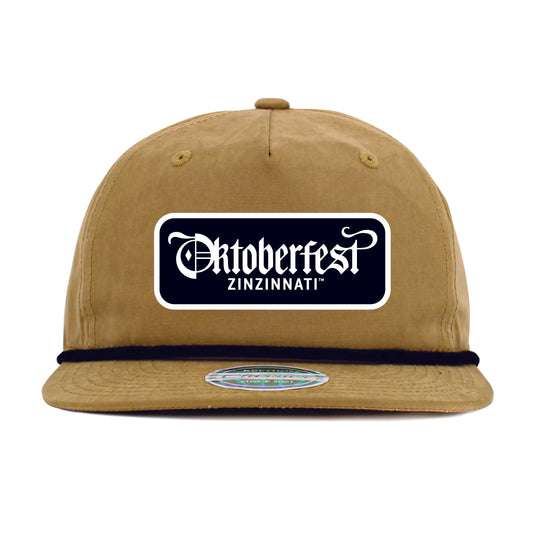 Oktoberfest Khaki Rope Patch Hat