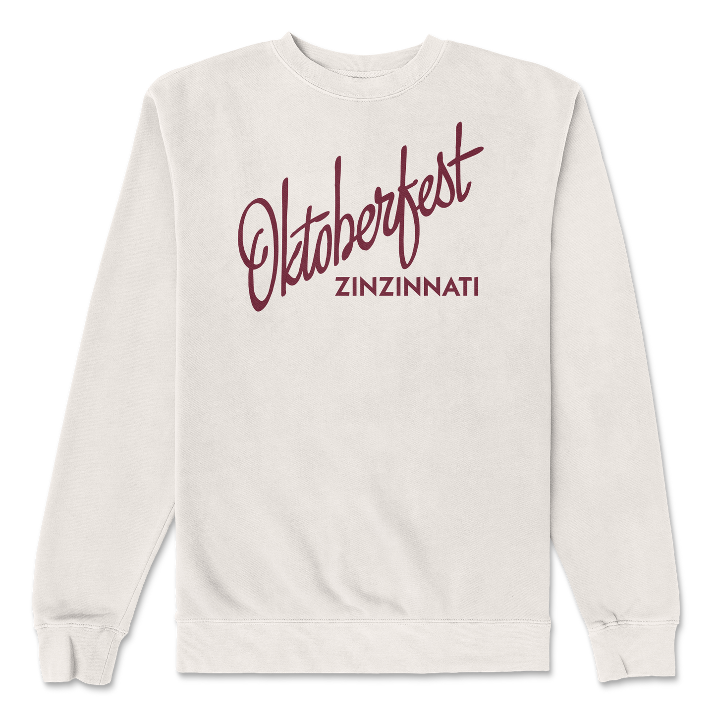 Oktoberfest Script Crewneck - Ivory