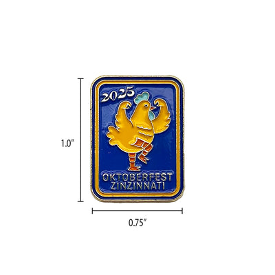 Oktoberfest Zinzinnati 2025 Official Enamel Pin