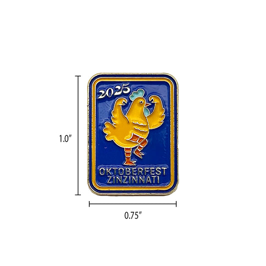 Oktoberfest Zinzinnati 2025 Official Enamel Pin