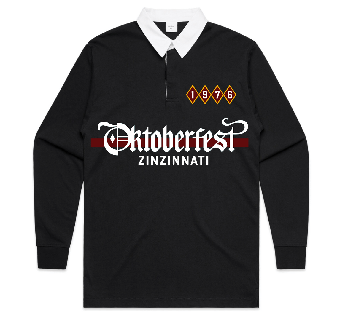 Oktoberfest Zinzinnati Rugby Shirt – Black