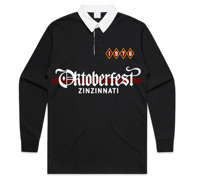 Oktoberfest Zinzinnati Rugby Shirt – Black