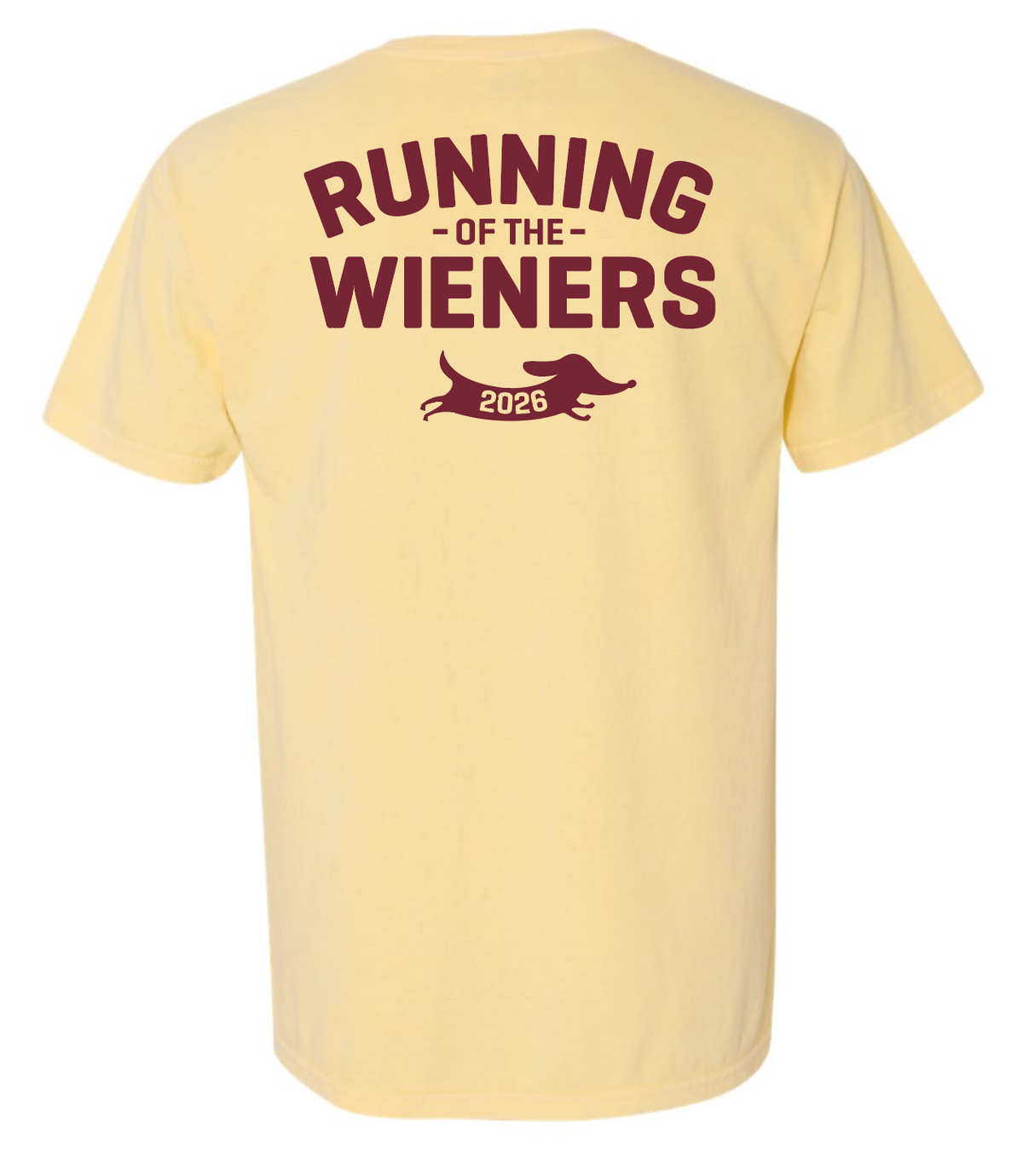 Running of the Wieners T-Shirt – Butter