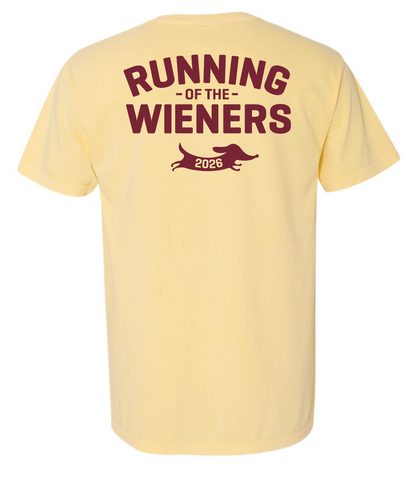 Running of the Wieners T-Shirt – Butter