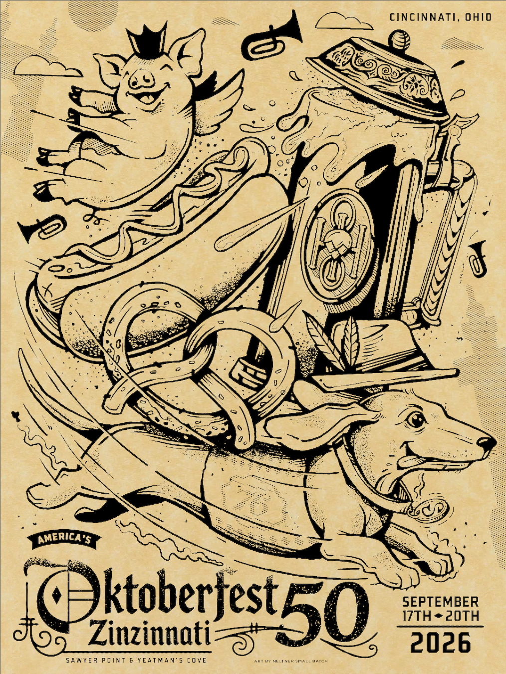 1 Color Poster