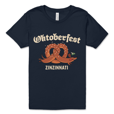 Wienerdog Pretzel Youth Tee — front
